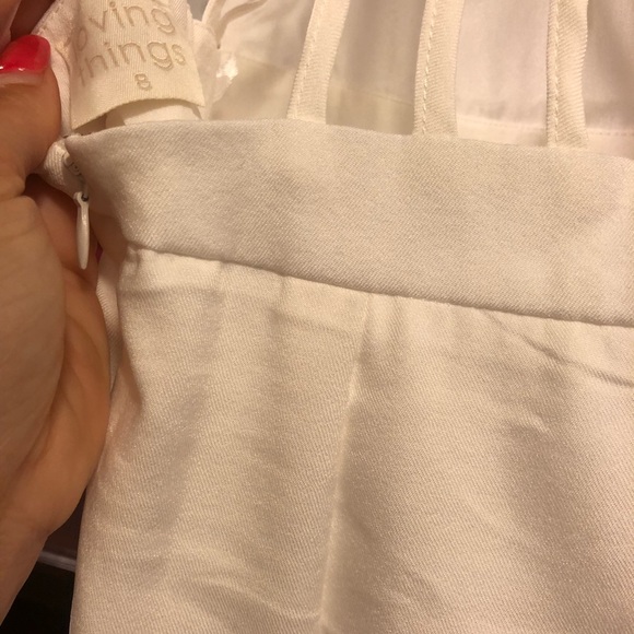 White high low dress - Picture 3 of 3